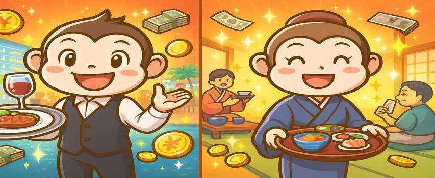 リゾートバイト レストラン 仲居 稼げる