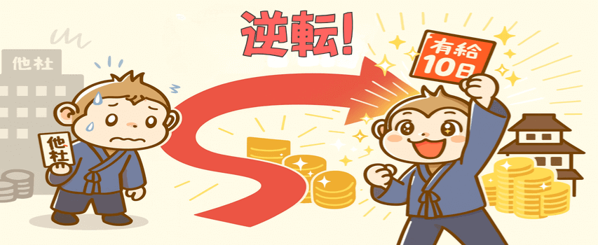 有給休暇の方が給料が高い