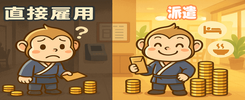 リゾートバイト 派遣会社を使う