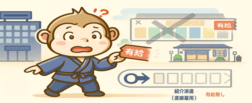 紹介派遣 有給休暇なし