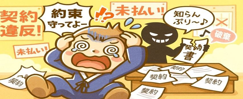 契約を守らない 直接雇用