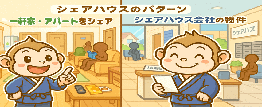 シェアハウス 2パターン