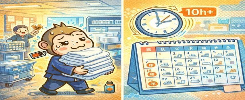 リゾートバイト 仕事がきつい