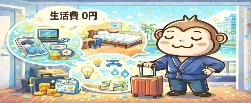 リゾートバイト 生活費0円