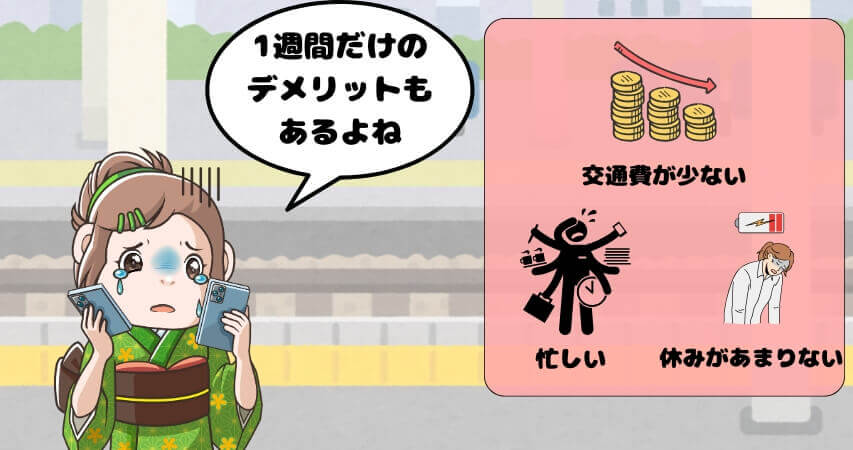 リゾートバイト　デメリット　超短期　1週間