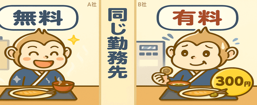 同じ勤務先でも派遣会社によって待遇が違う