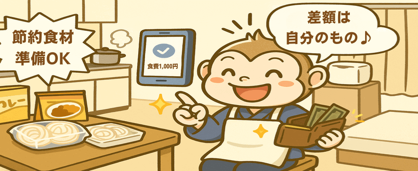 食費支給　リゾートバイト