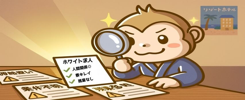 求人票を徹底的に見る リゾートバイト