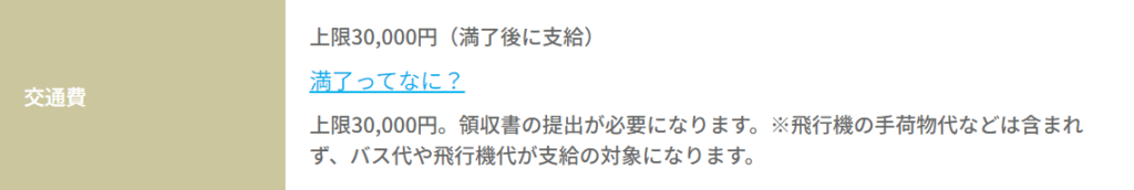 リゾートバイト ダイブ 求人 領収書が必要