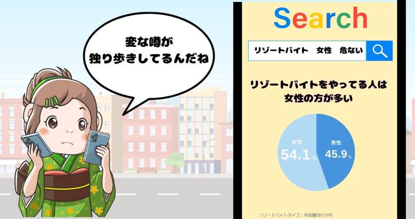 女性 危ない リゾートバイト 現実