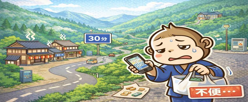 リゾートバイト 生活が不便