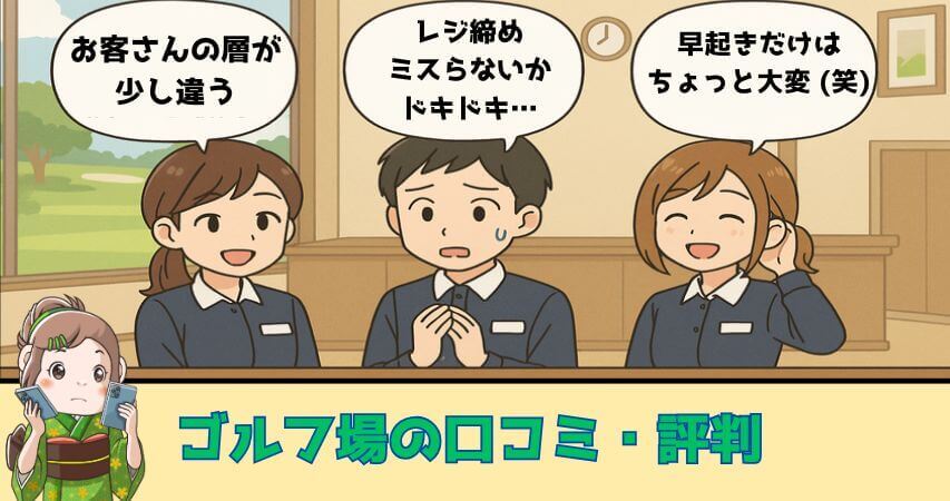 ゴルフ場 口コミ 評判
