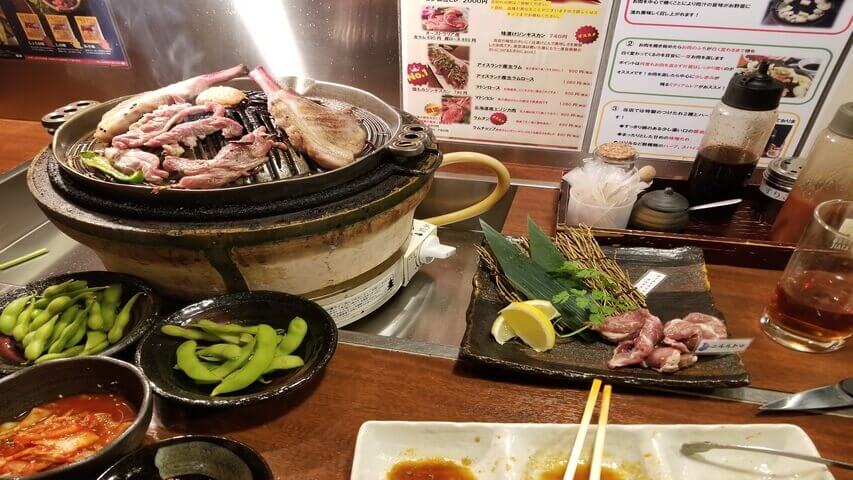 北海道 1人 ジンギスカン