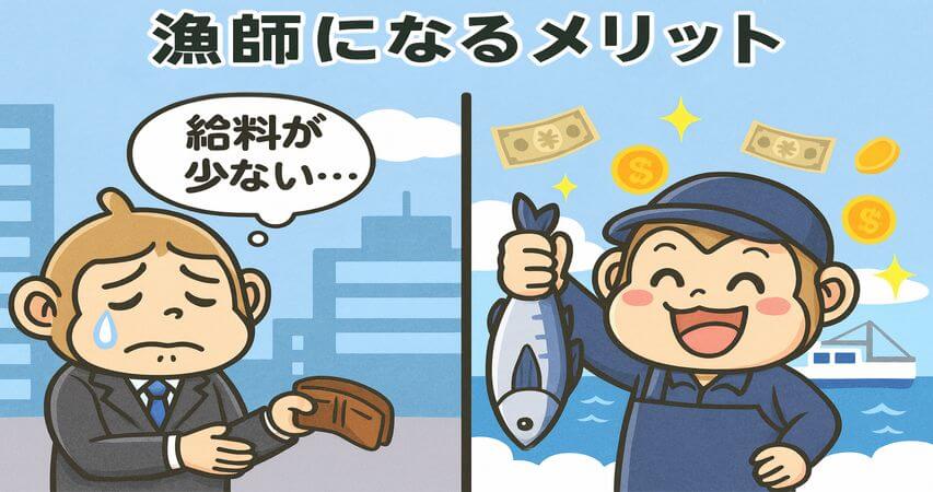 漁師 メリット