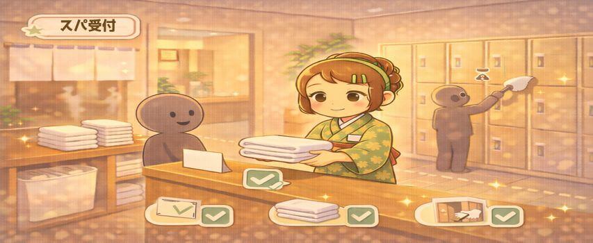 リゾートバイト 女性 スパ受付