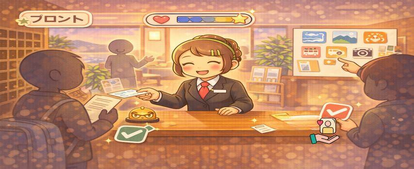 リゾートバイト 女性 フロント