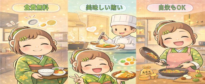 リゾートバイト 食事事情