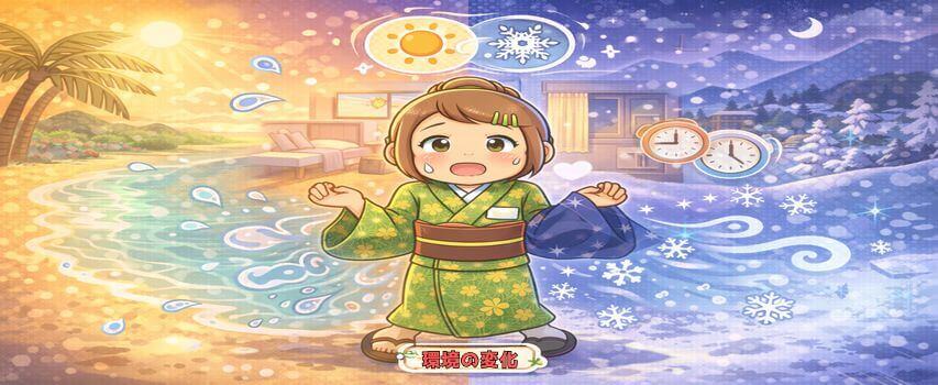 リゾートバイト 環境の変化が激しい