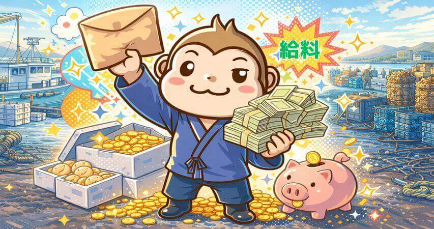 リゾートバイト ホタテ漁業 給料