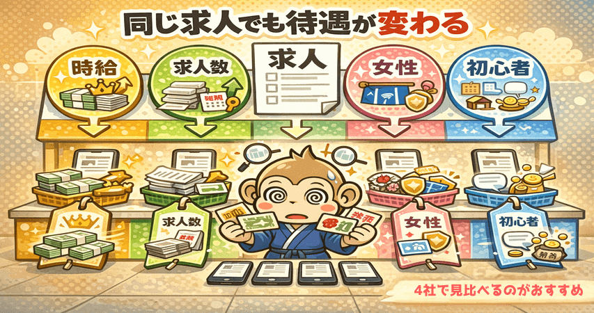 リゾートバイト派遣会社　比較