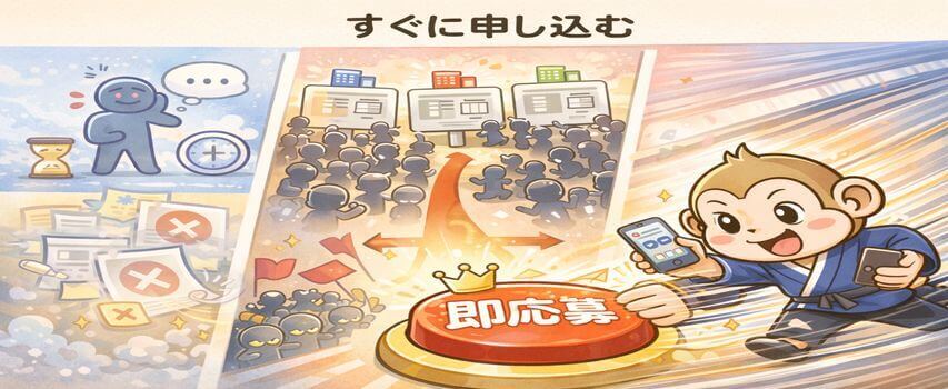 リゾートバイト　即応募