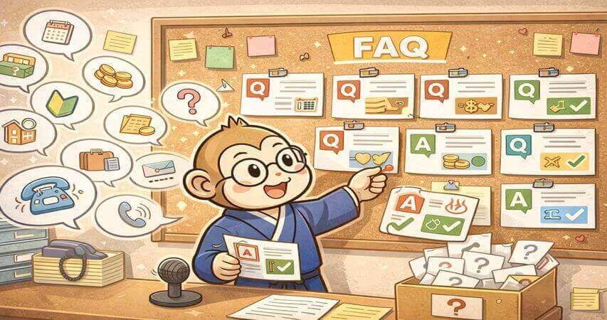 1月　2月　3月　よくある質問