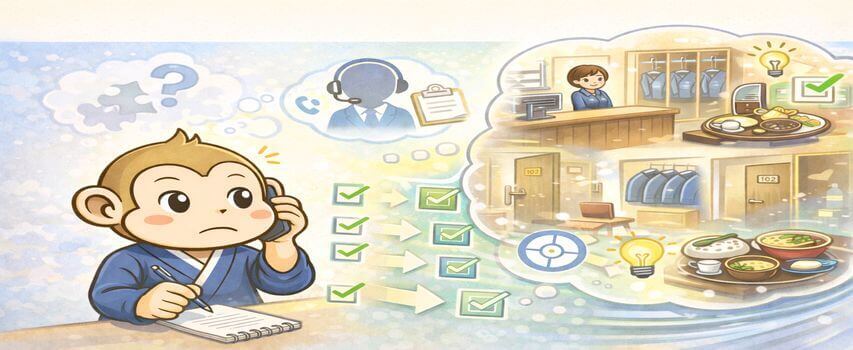 派遣会社の担当者に質問をする　