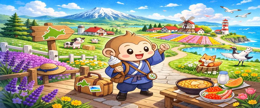 4月　5月　6月　春　リゾートバイト　北海道