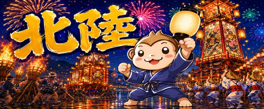 リゾートバイト 夏 祭り 花火 北陸