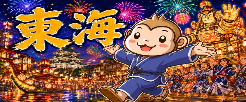 リゾートバイト 夏 祭り 花火 東海