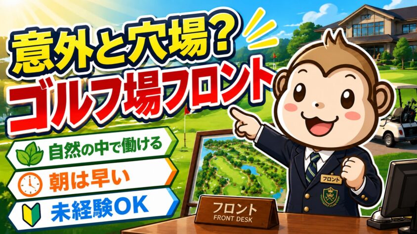 ゴルフ場　仕事　辛い　フロント